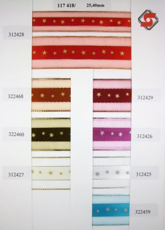 117 418 - 25, 40mm tisk hvězdičky